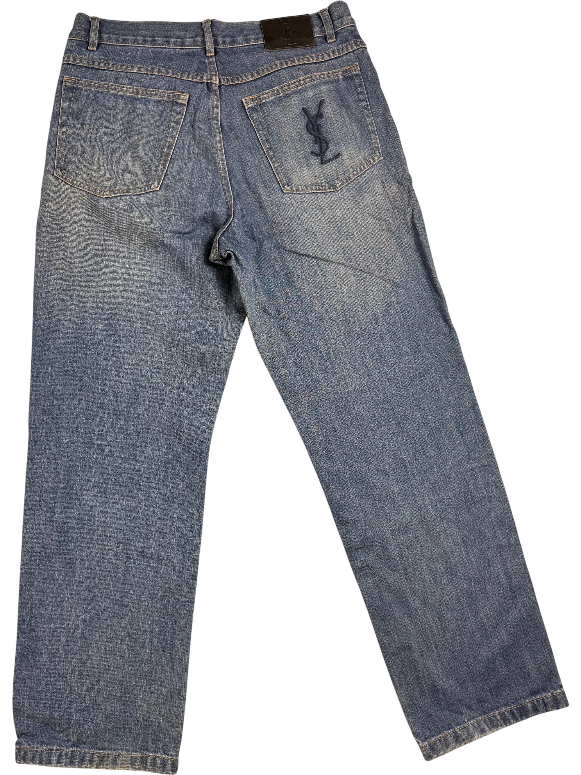 Yves Saint Laurent Medium Wash Denim Jeans