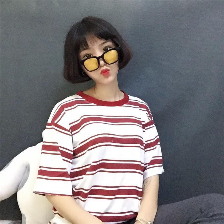 Vintage Striped Oversized Shirt