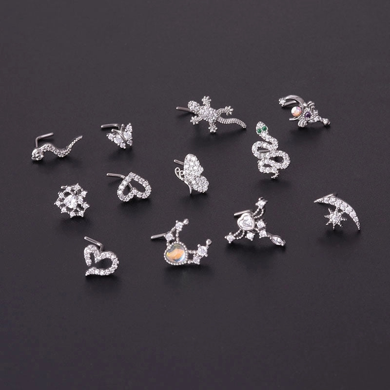 Nose Rings & Studs Fashion Animal Metal Plating