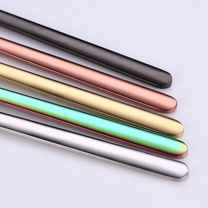 Fashion Solid Color Stainless Steel Tableware 1 Piece