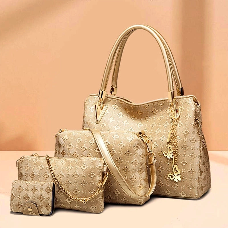 Women's All Seasons Pu Leather Leopard Streetwear Square Zipper Shoulder Bag