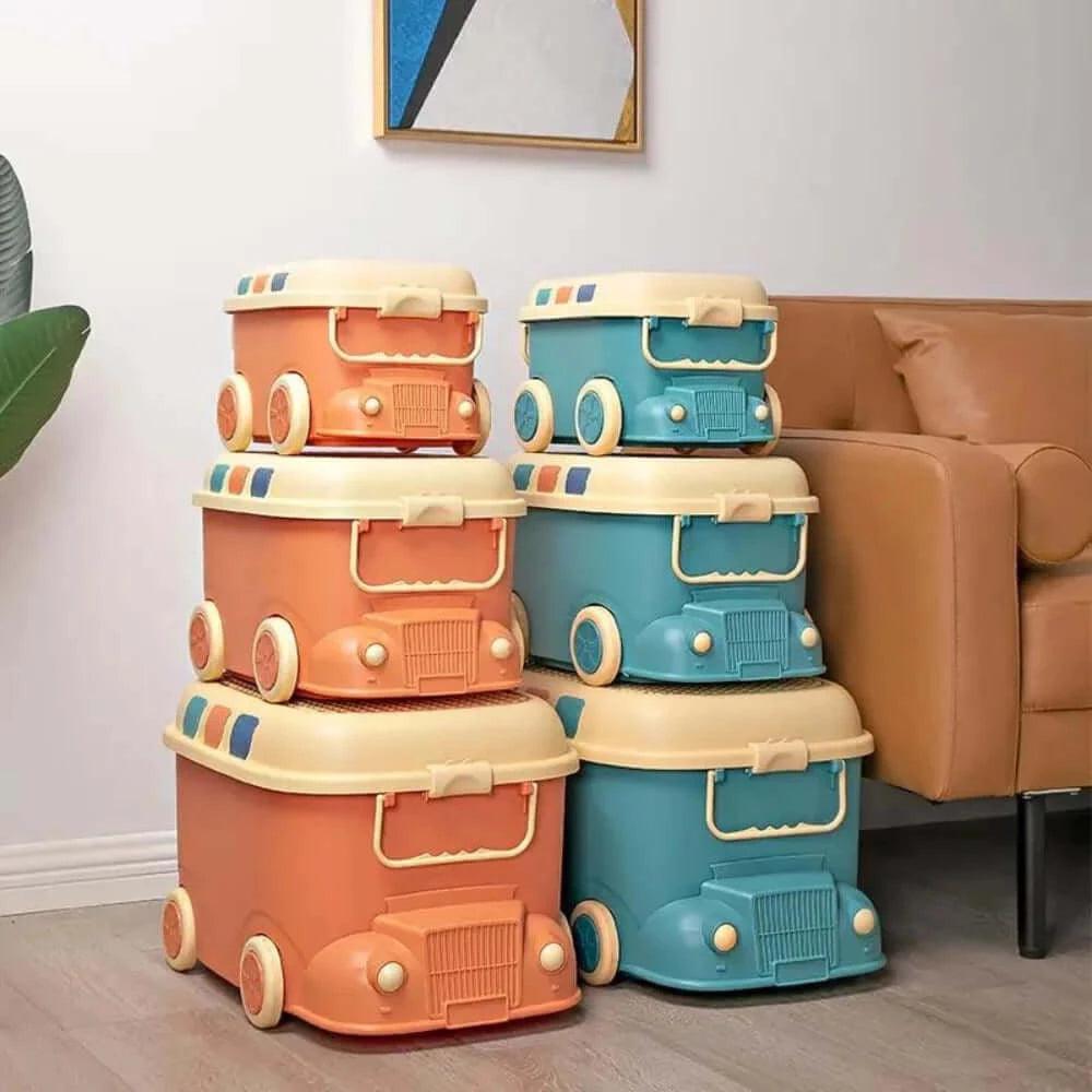 Fancy Stackable Kids Toys Storage Box - Set of 3