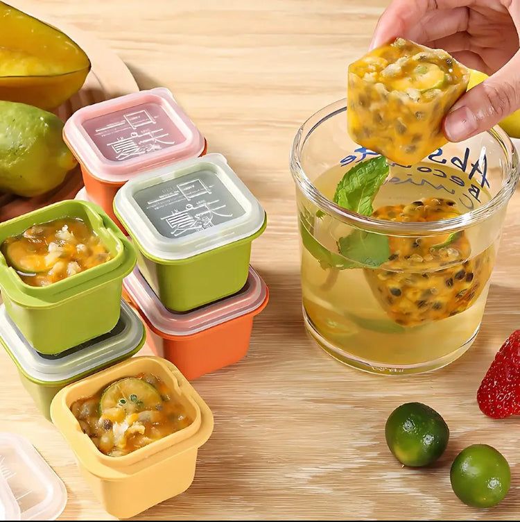Reusable Ice Block Molds. 6 Grid IceCube Tray