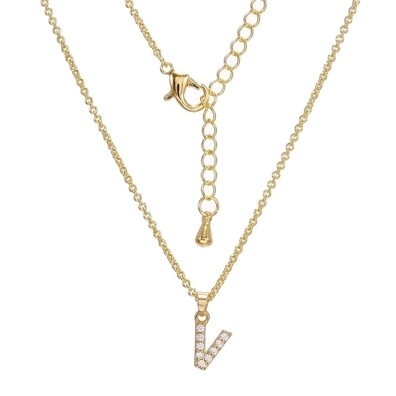 Brass Cable Chain Letter Necklace