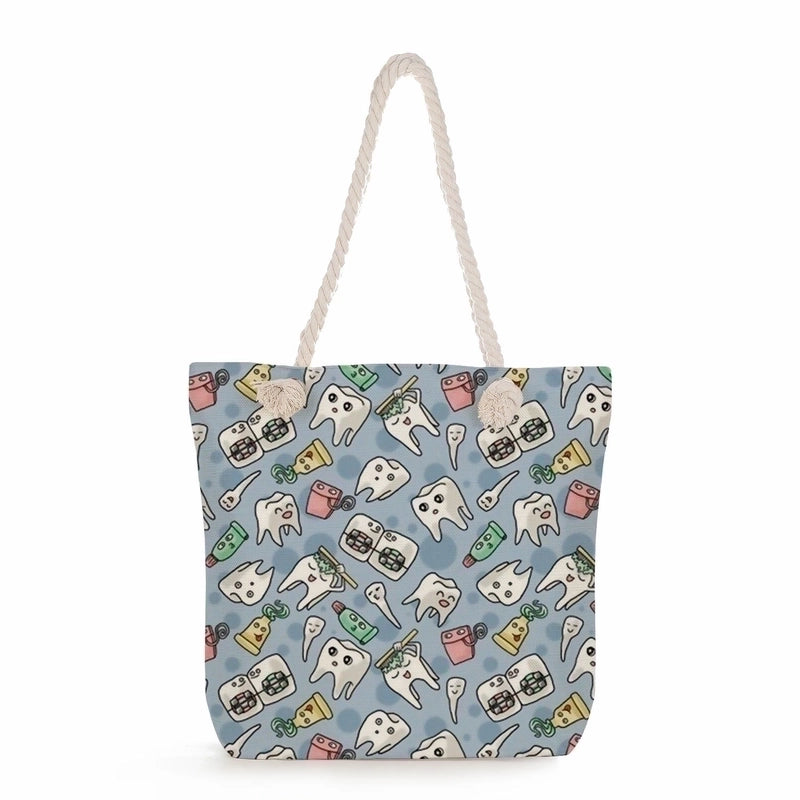 Women's Classic Style Nurse Canvas Shopping Bags