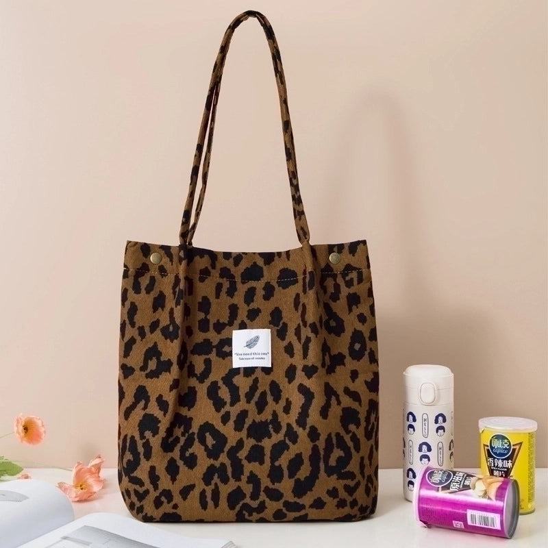 Corduroy Temperament High Capacity Bag