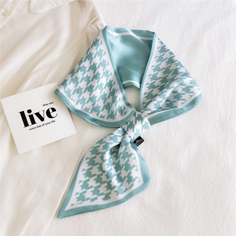Fashion Printing Small Silk Scarf