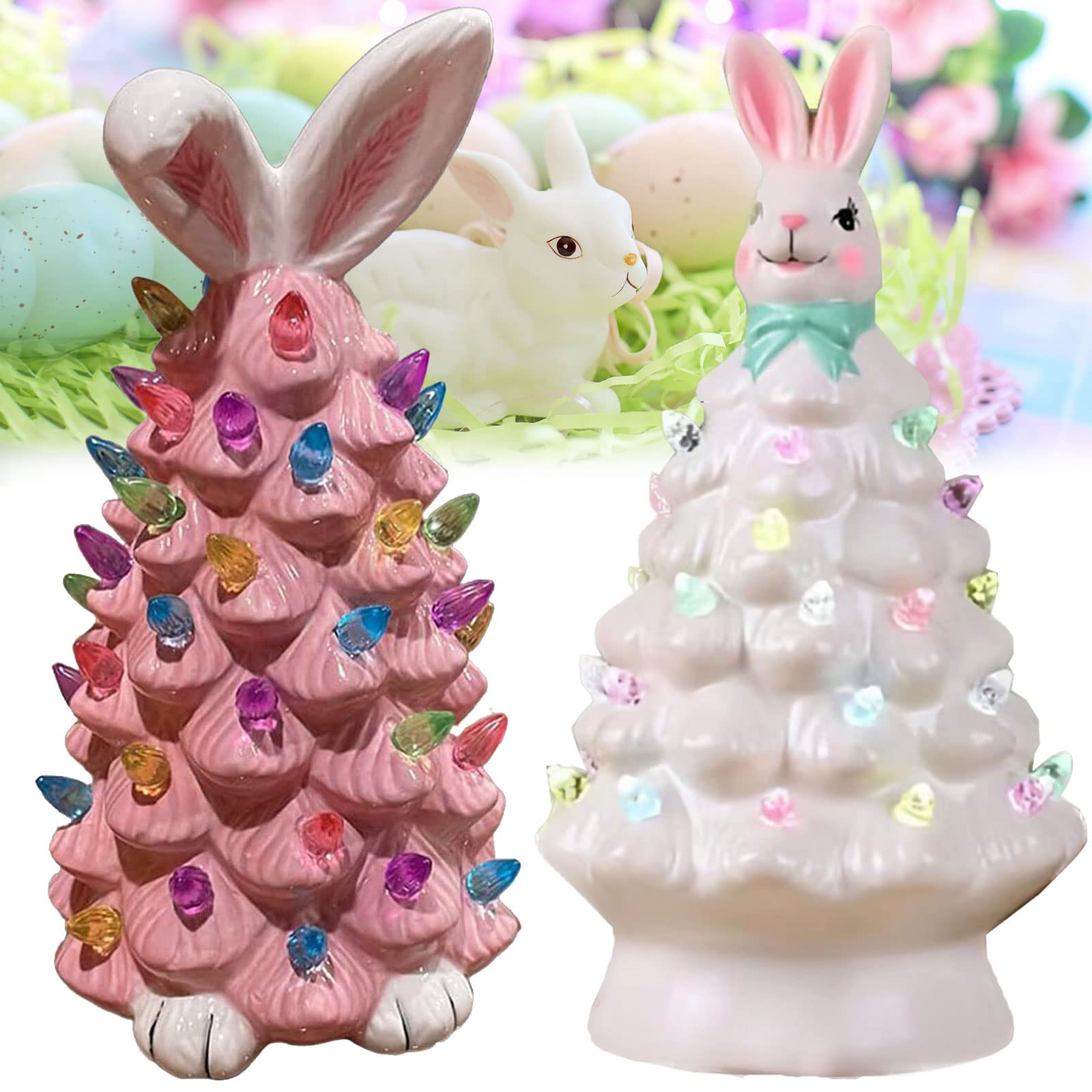 🐰🐰Easter Pink Bunny Tree