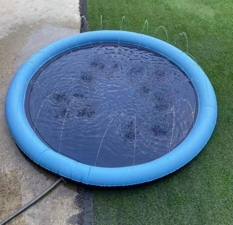 Non-slip Material Pet Swimming Children Splash Pad Water Spray Pad