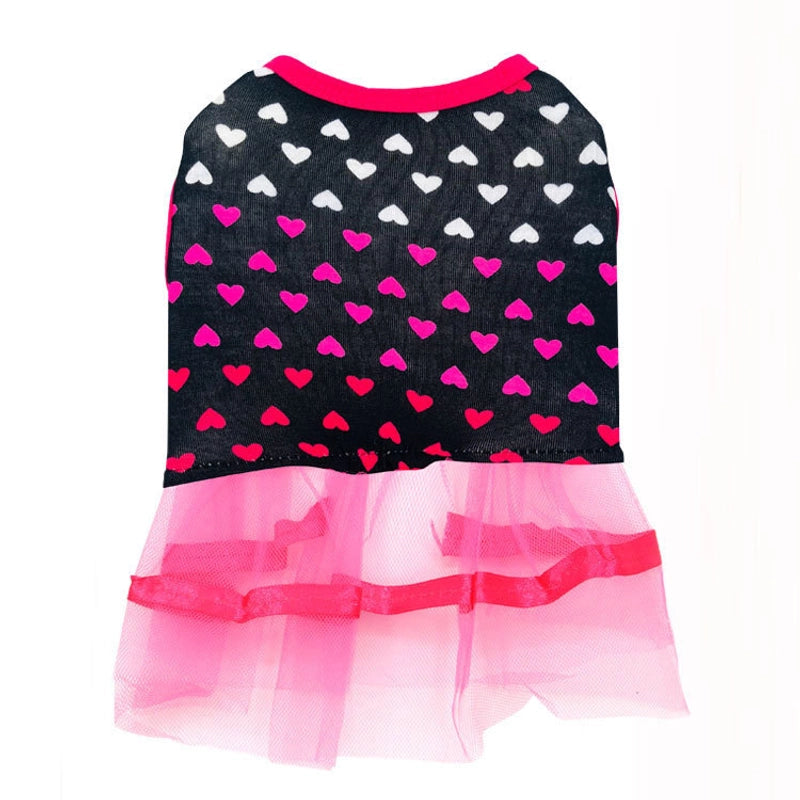 Princess Cotton Letter Heart Shape Crown Pet Clothing