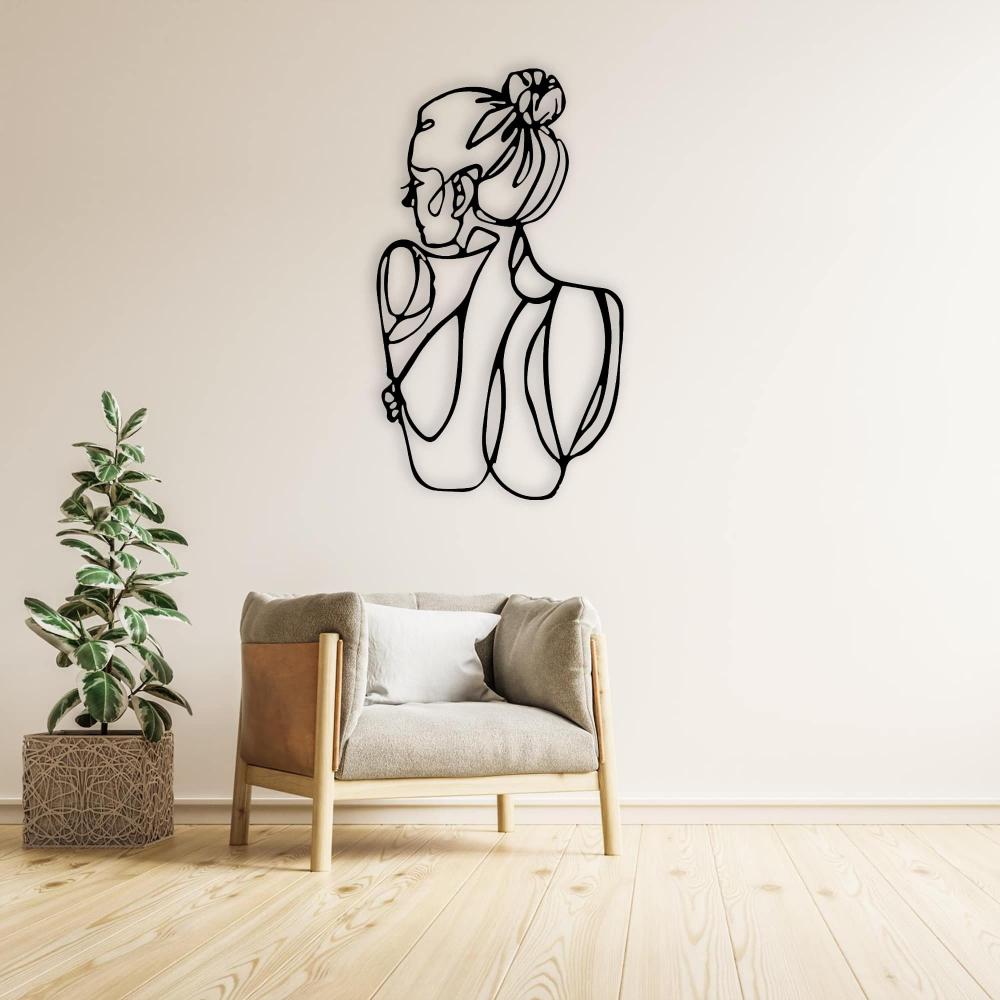 Woman Metal Wall Art