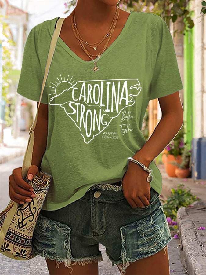 Women's Carolina Strong Print T-shirt