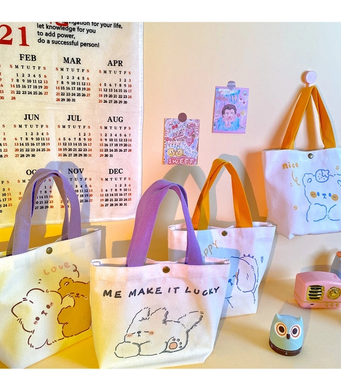 Women's Cartoon Letter Fashion Handbag