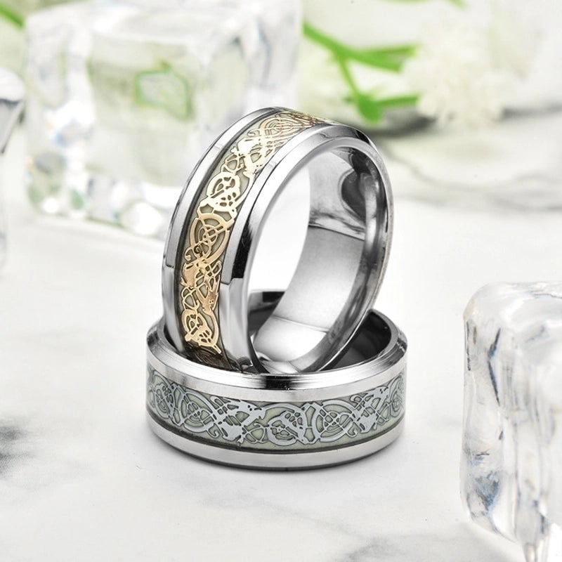 Retro Constellation Stainless Steel Stainless Steel Rings