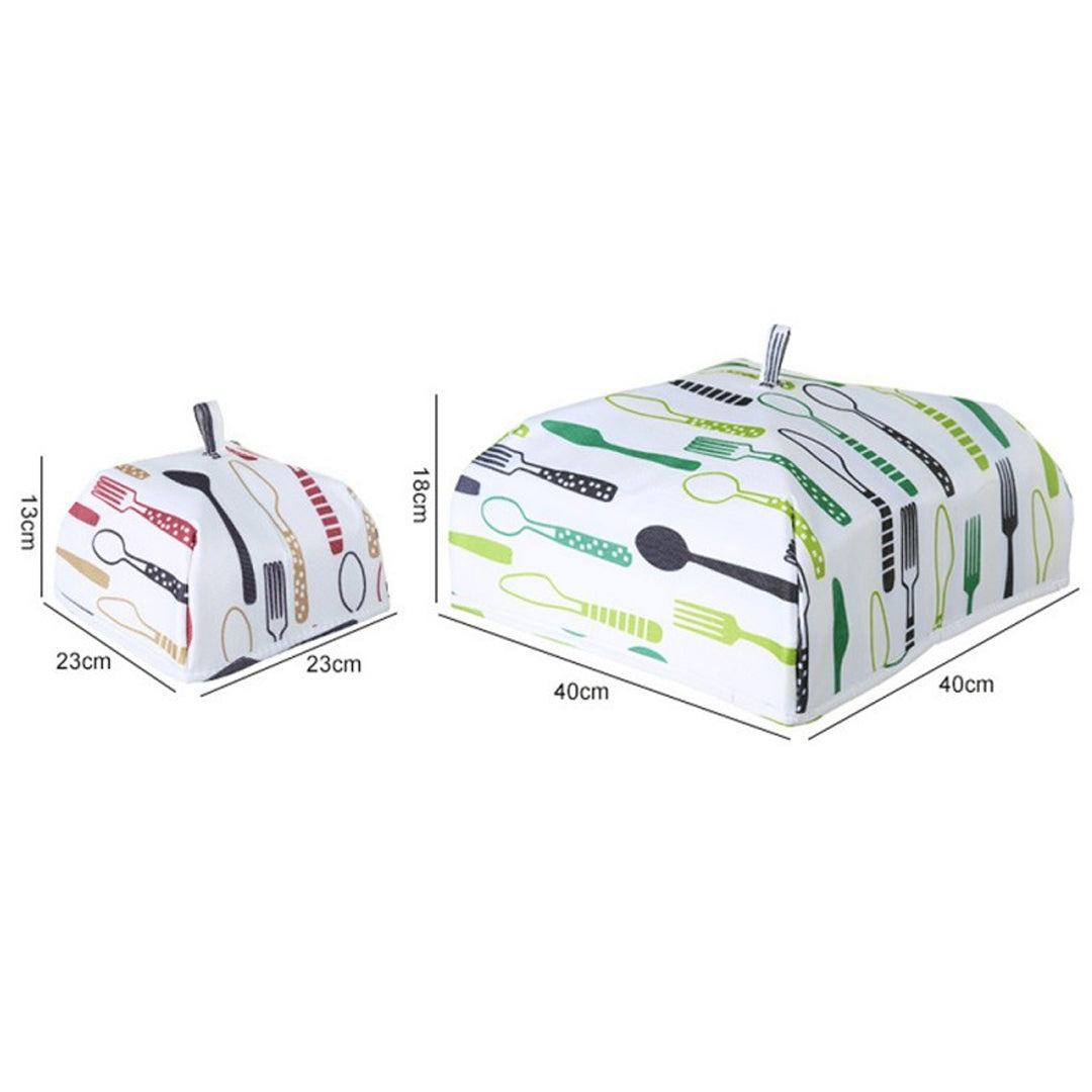 Folding Food Cover Thermal Insulation Aluminum Foil - 2 Pcs Of Set