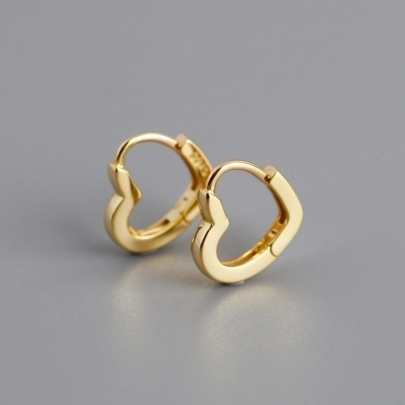 2 Pieces Minimalist Geometric Copper Plating Ear Studs 1 Pair