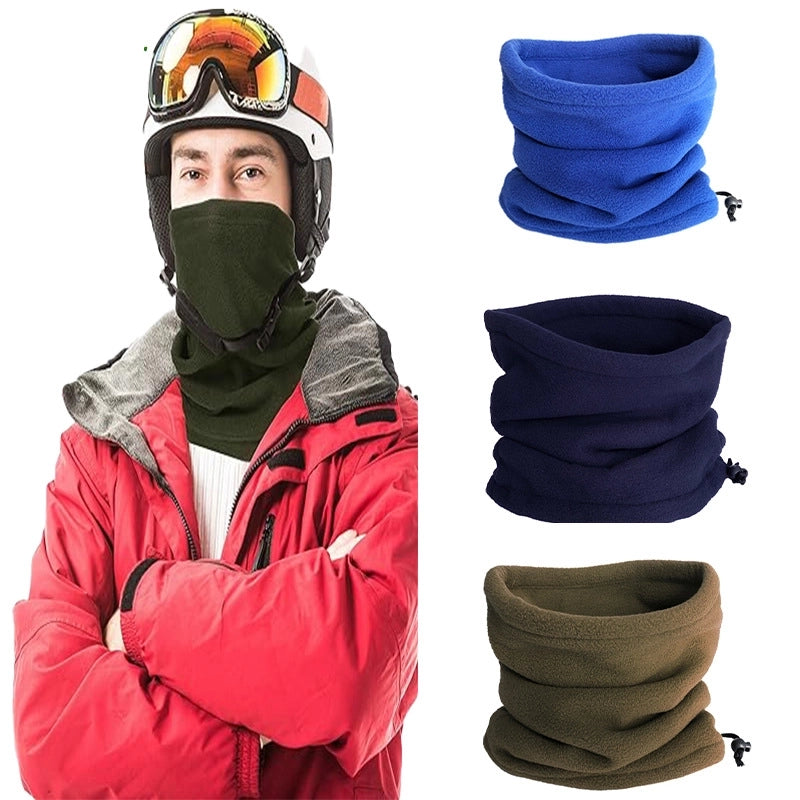 Autumn And Winter Warm Fleece Scarf Men's And Women's Outdoor Riding Mask Multifunctional Collar Fleece Scarf