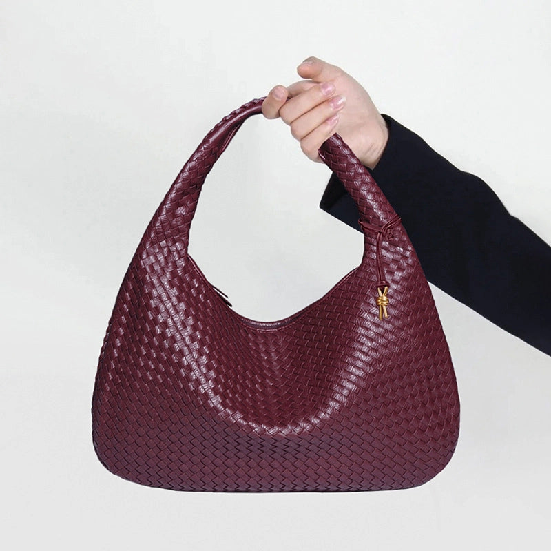 Woven Women's Bag New Fashion Large Capacity Handbag Korean Commuter Leisure Manufacturers Fashion Shoulder Bag