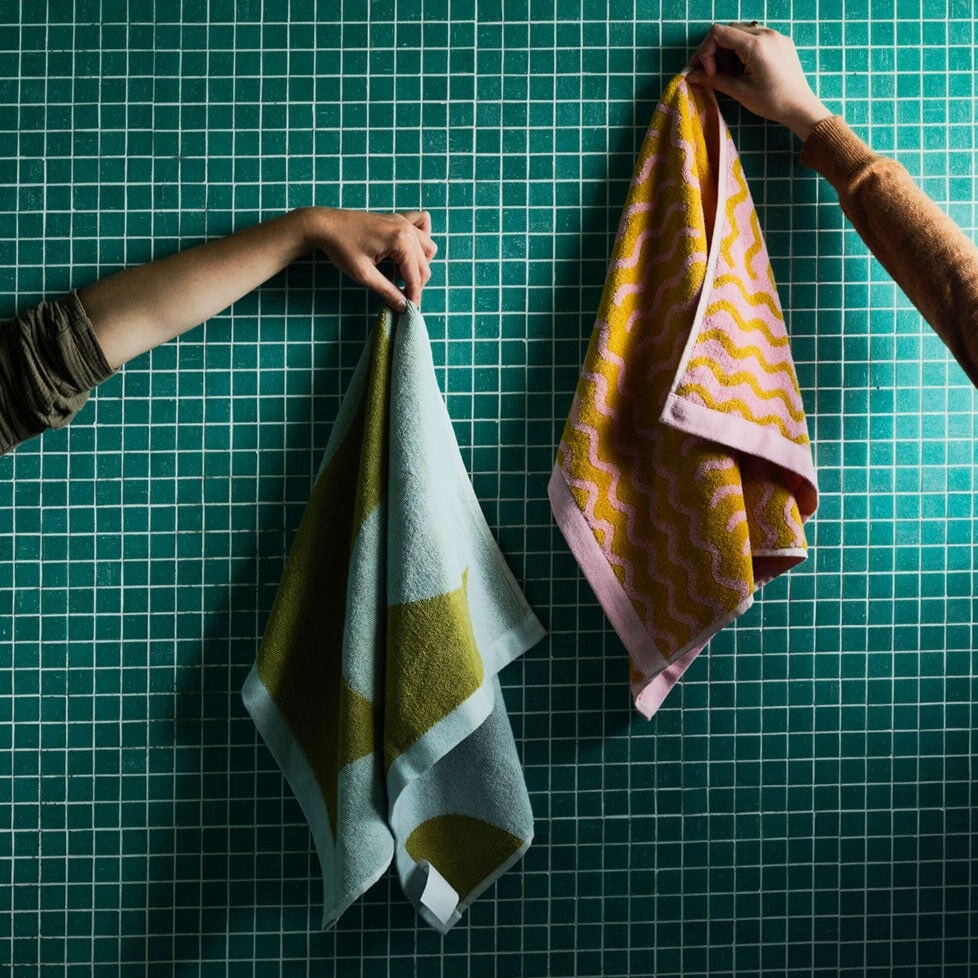 Organic Cotton Pebble Hand Towel