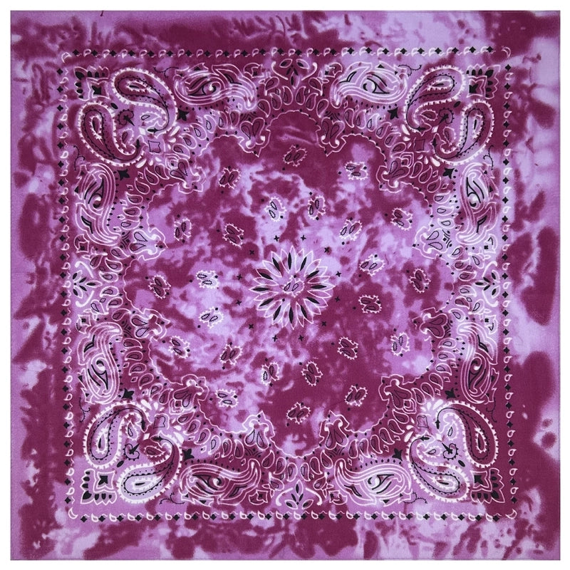 Unisex Hip-Hop Tie Dye Polyester Kerchief