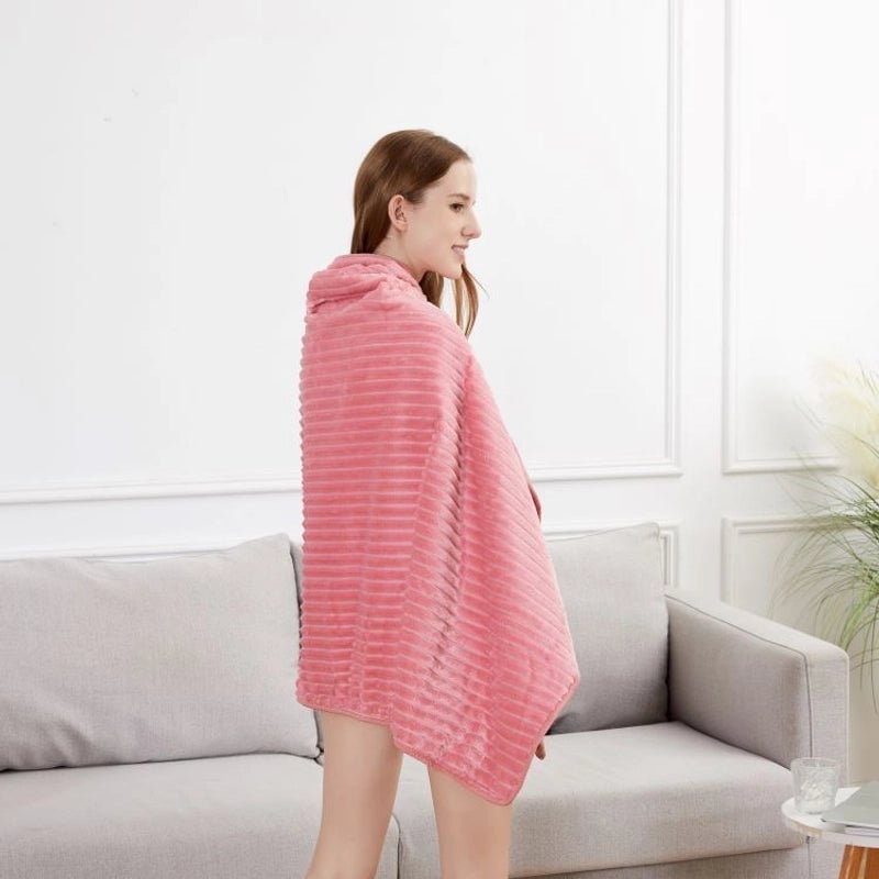 USB Electric Heating Shawl Cover Leg Warm Blanket Large Size Power Bank Wireless Mobile Electric Blanket