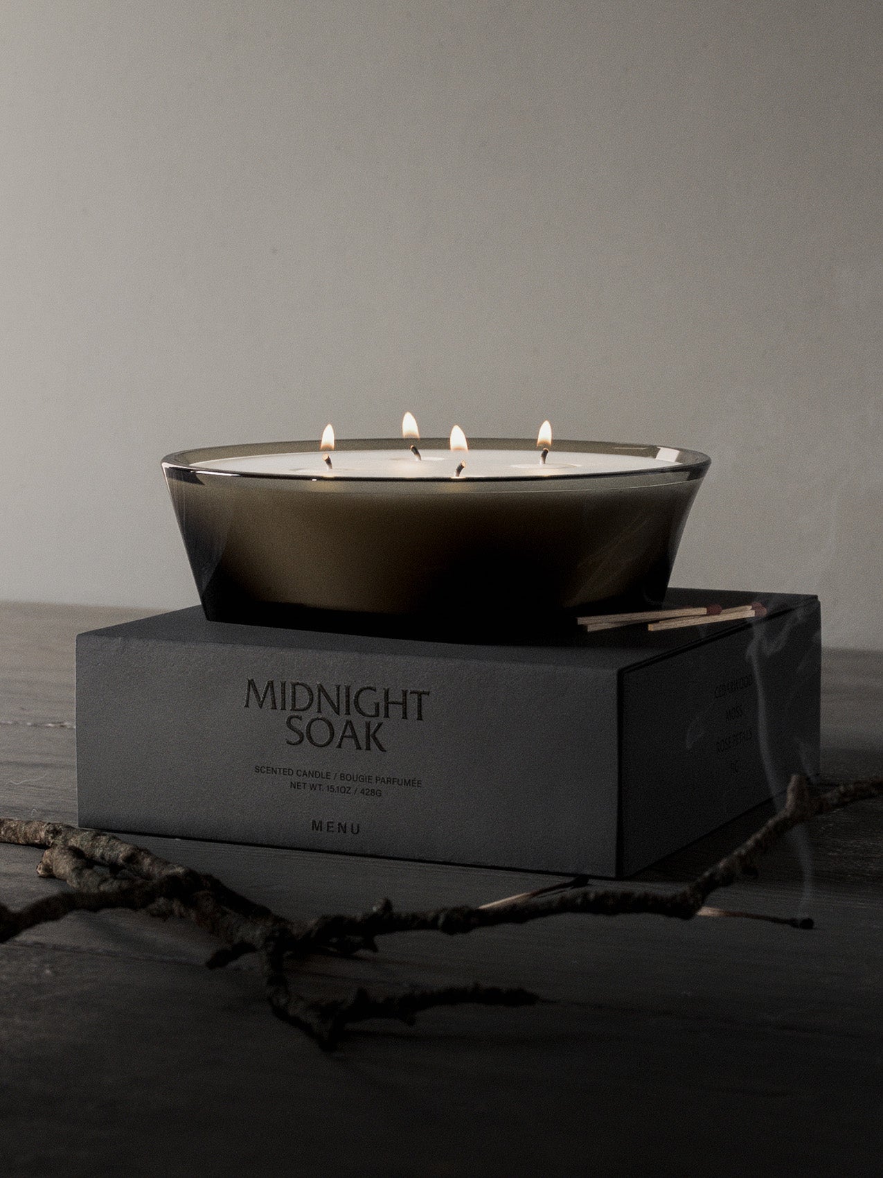 Olfacte Scented Candle. Midnight Soak