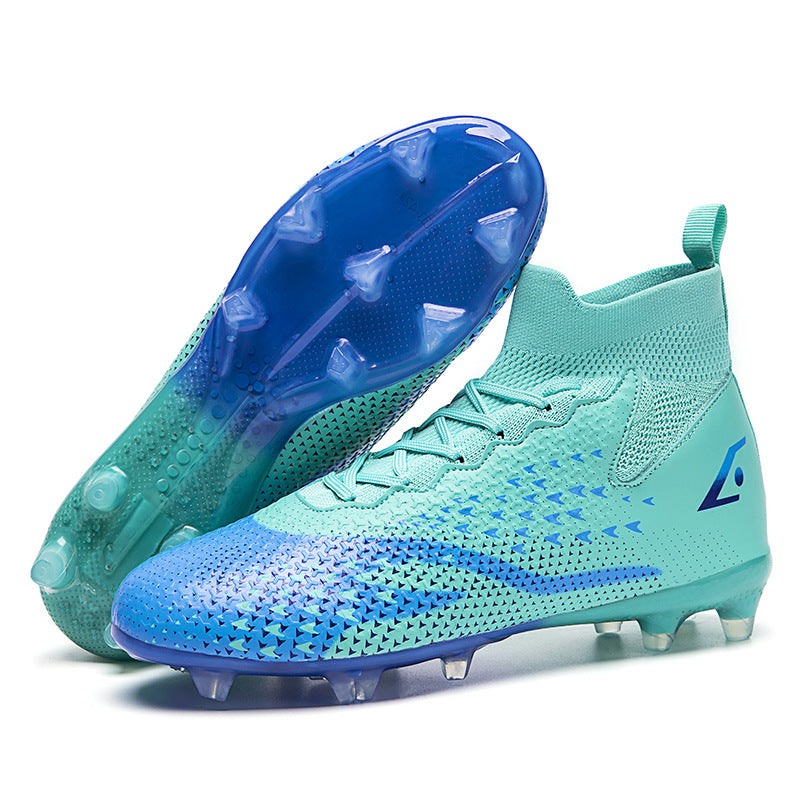 Men's Fly-Woven Football High-Top Sports Shoes