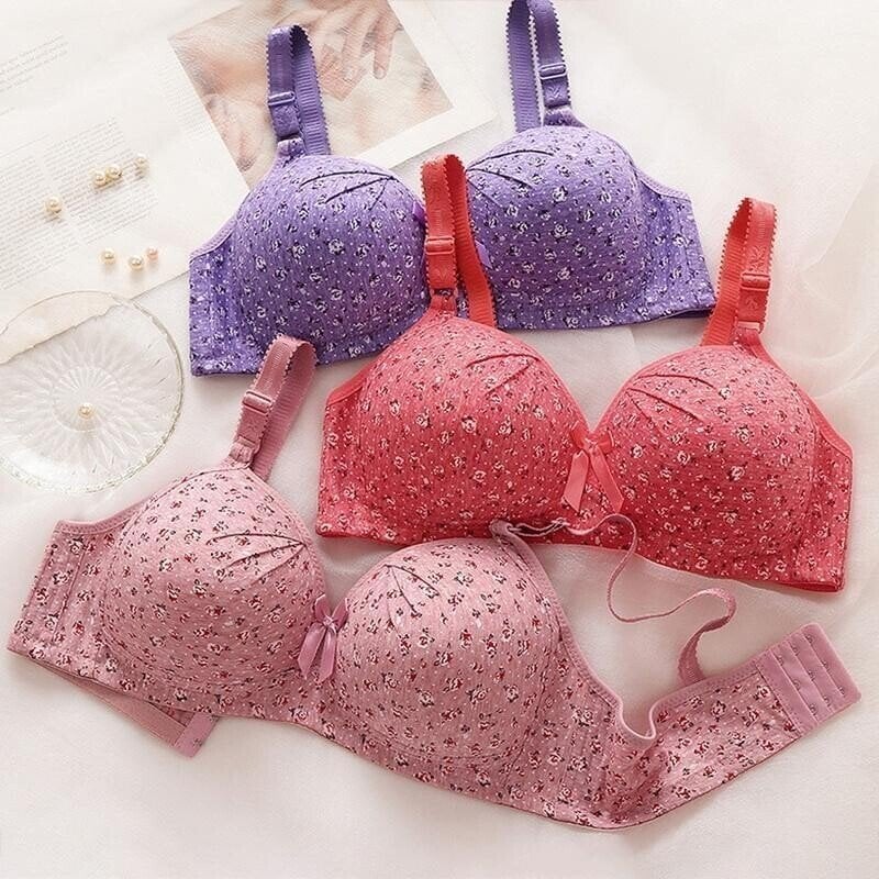 Plus Size Bra Women Underwear Wire Free Comfort  Soft Thin Breathable(Buy 2 FREE SHIPPING)
