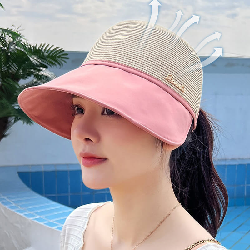 Women's large brim sunscreen hat for beach outing in summer50% OFF