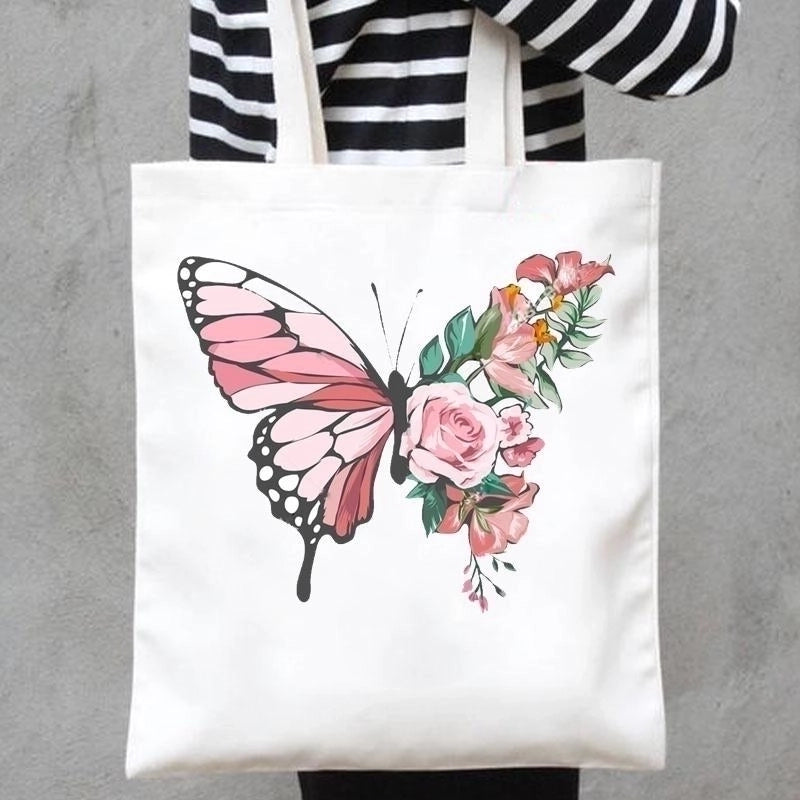 Women's Minimalist Butterfly Shopping Bags