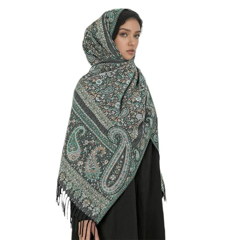 Women's Ethnic Style Minimalist Geometric Solid Color Polyester Scarf