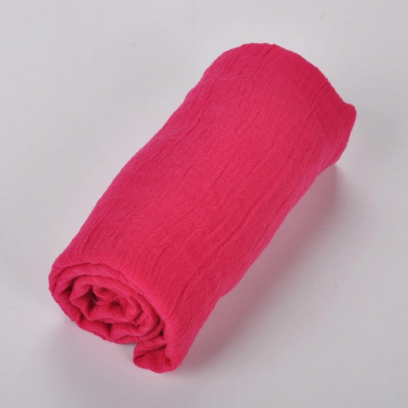 Women's Ethnic Style Solid Color Polyester Scarf