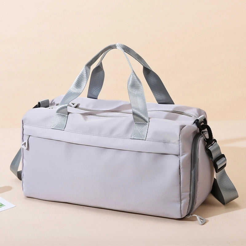 Unisex Streetwear Solid Color Oxford Cloth Waterproof Travel Bags