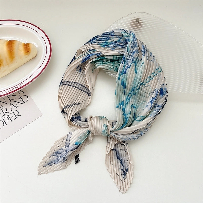 Women's Casual Minimalist Flower Polyester Printing Scarf
