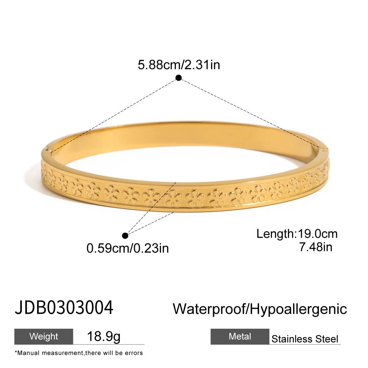 Stainless Steel Jewelry Bracelet For Girls Hot-Selling Titanium Steel Sand Gold