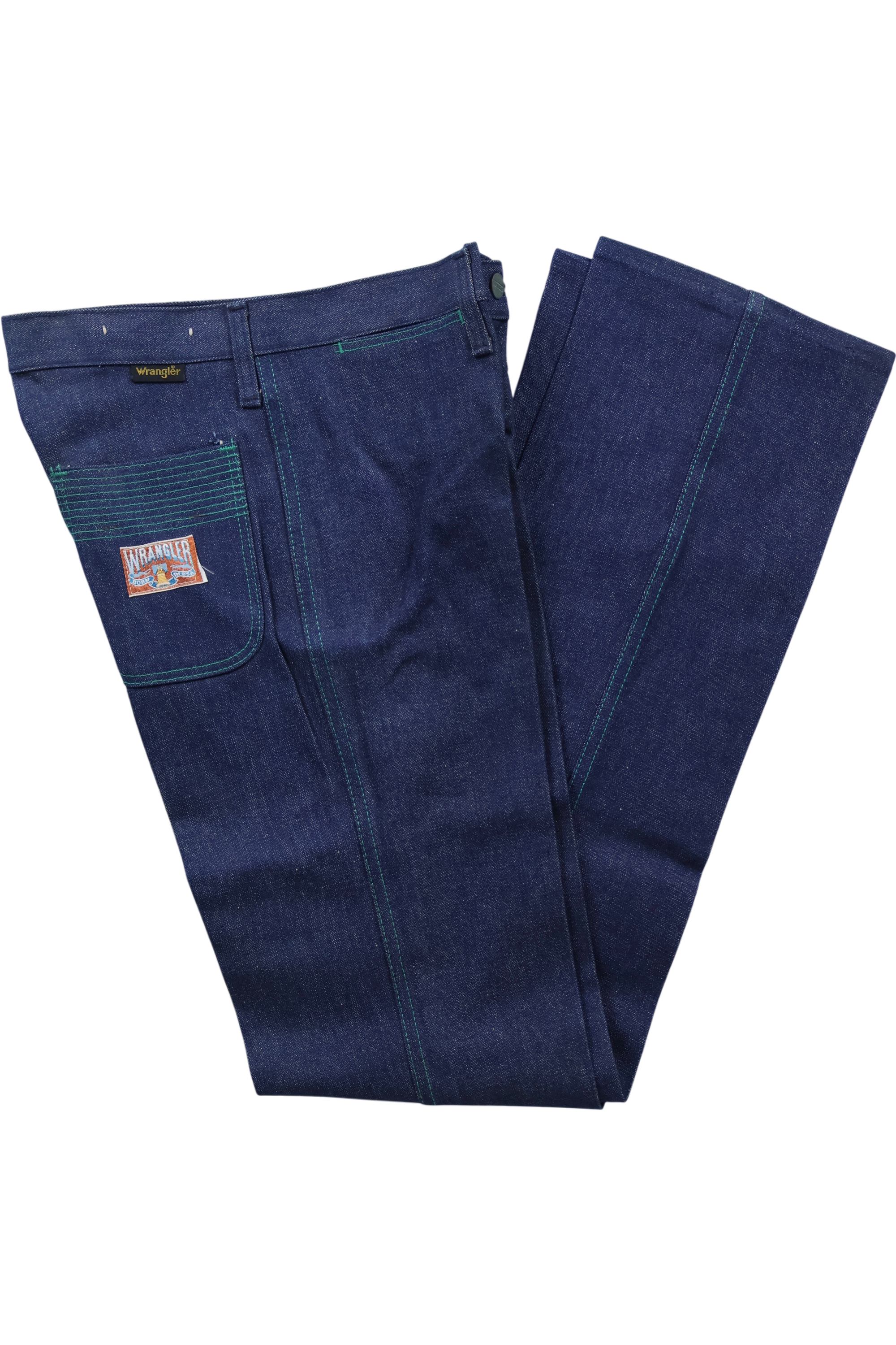 70s Wrangler Straight Leg Jeans Dark Wash Denim