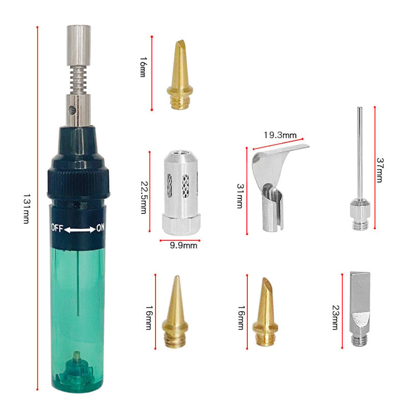 🔥Last Day Promotion 50% OFF - 6-In-1 Replaceable ble Gas Soldering Repair Welding Pen