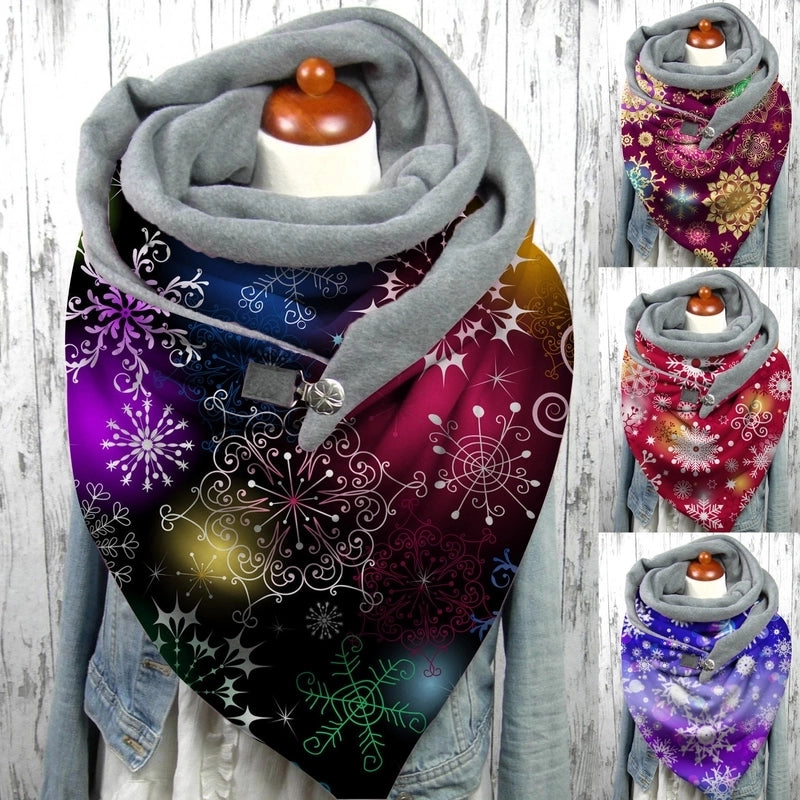 Unisex Cute Ditsy Floral Winter Scarves