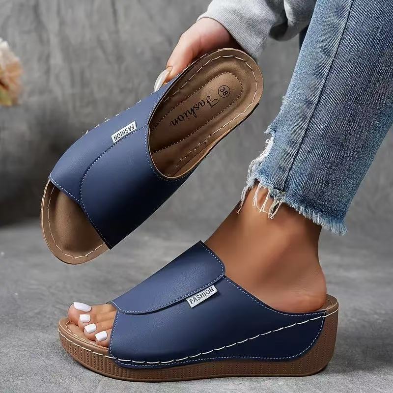💥Hot Sale🔥Women's Casual Wedge Slide Sandals