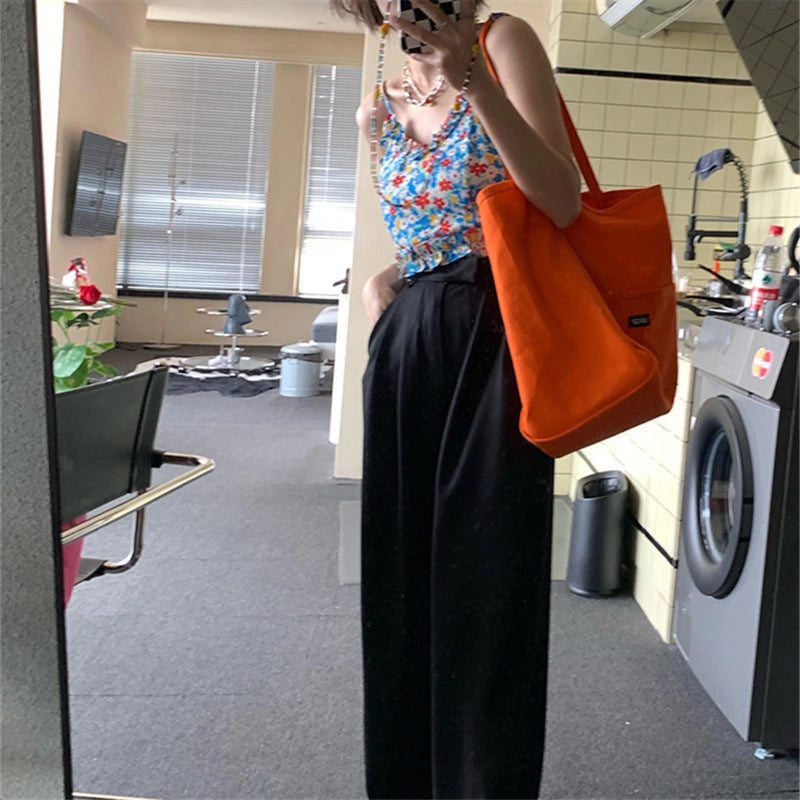 Women's Large All Seasons Canvas Basic Shoulder Bag