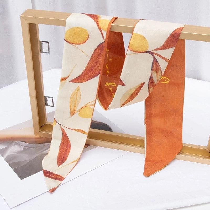Women's Casual Minimalist Printing Plaid Flower Polyester Hair Band
