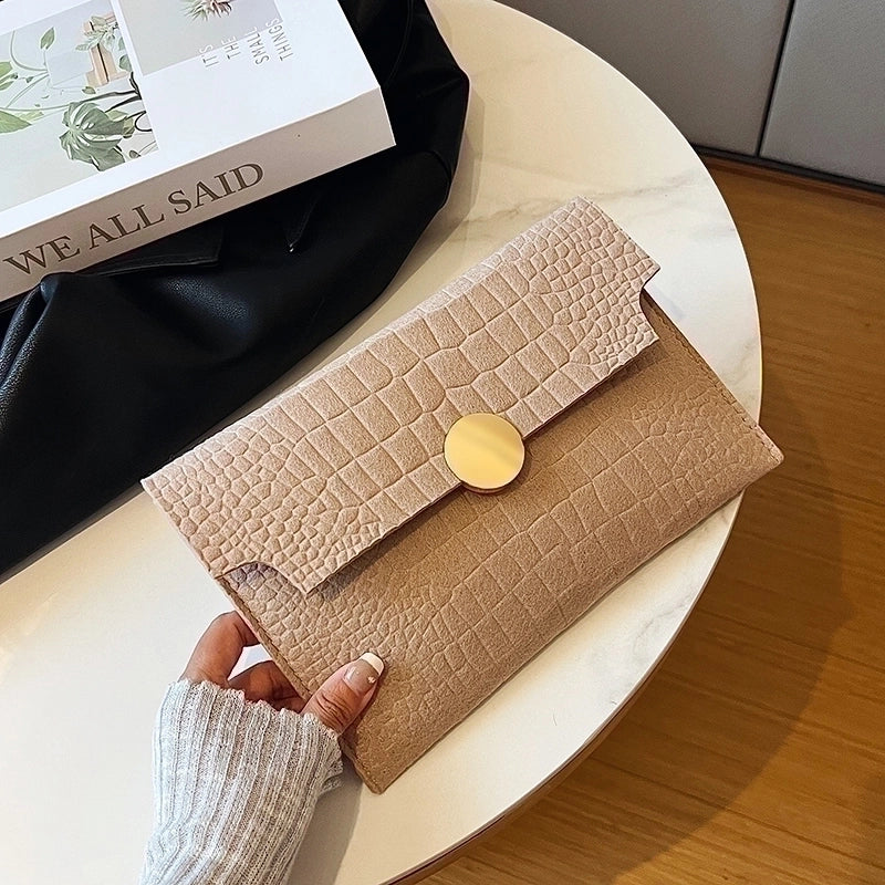 Women's All Seasons Pu Leather Vintage Style Classic Style Envelope Bag Clutch Bag