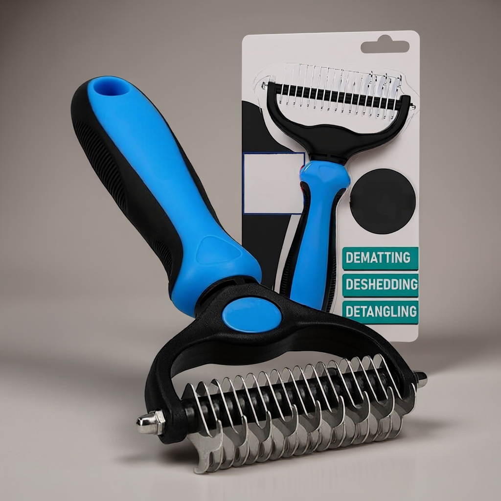 Double Sided Dog And Cat Grooming Brush