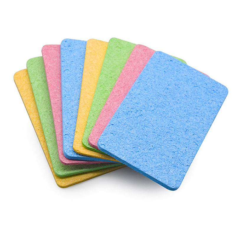 Esun Multicolor Eco Friendly Cocina Compressed Cellulose Magic Kitchen Dish Washing Limpieza Cleaning Sponge Cloth Supplies