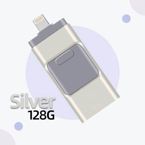 4 In 1 High Speed USB Flash Drive For iPhone. iPad. Android. PC & More Devices