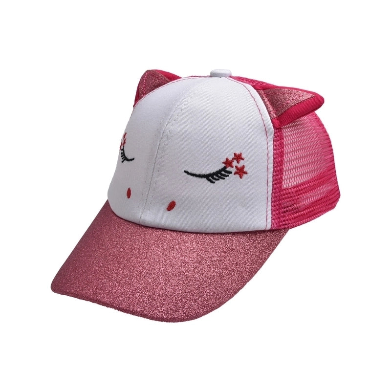 Children Unisex Basic Minimalist Gradient Color  Printing Ivy Cap