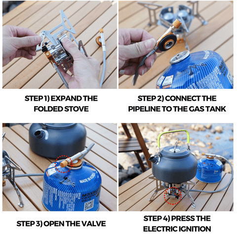 🔥Summer Promotion 49% OFF💥Camping Outdoor Windproof Gas Burner