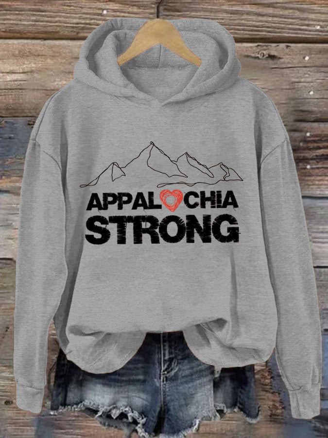 Women's Appalachia Strong Print Casual Sweatshirt