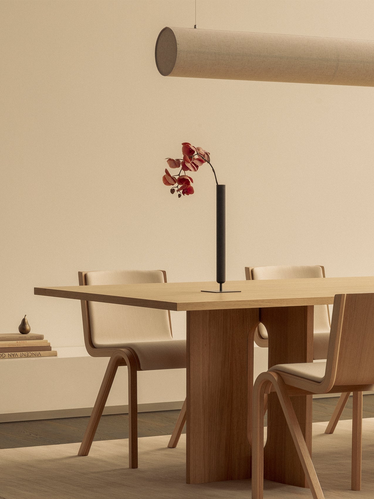 Hashira Linear Pendant Lamp. Raw