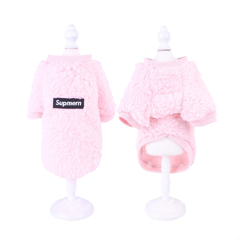Casual Cute Coral Fleece Animal Pet Clothing